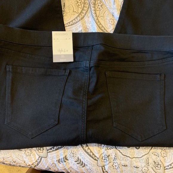 Style & Co Black Jeggings Size XL - Picture 2 of 5
